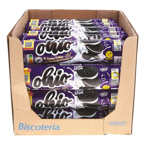 4316268679879 - Biscoteria Ohio Keksrolle Vanille 154 g 24er Pack