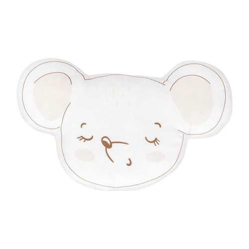 3801201012871 - Kikkaboo Babykissen Plüschtier Kuschelkissen Figurenkissen ab Geburt weiß beige 3801201012871 - Kikkaboo Babykissen Plüschtier Kuschelkissen Figurenkissen ab Geburt weiß beige