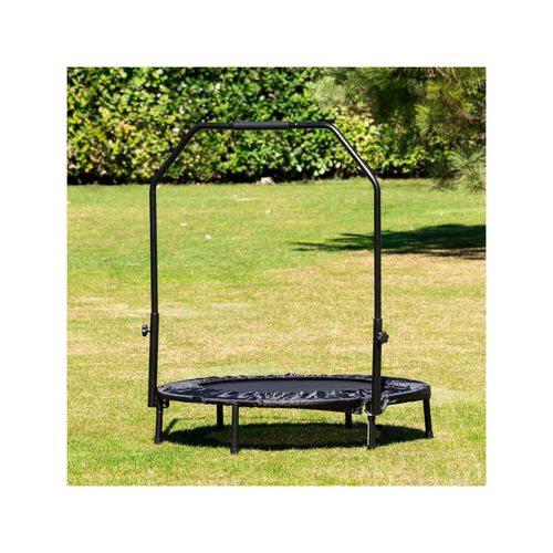 3800931064747 - Kindertrampolin Fit 94cm Fitness-Trampolin Haltestange wetterbeständig schwarz