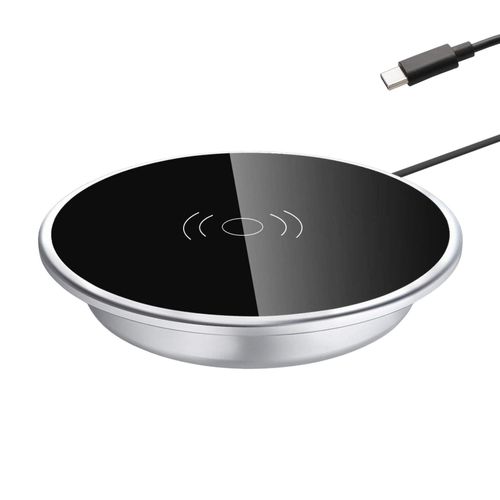 4260642314699 - Qi Einbau Ladegerät 15W Möbel Wireless Charger USB-C Ø 60mm 4260642314699 - Qi Einbau Ladegerät 15W Möbel Wireless Charger USB-C Ø 60mm