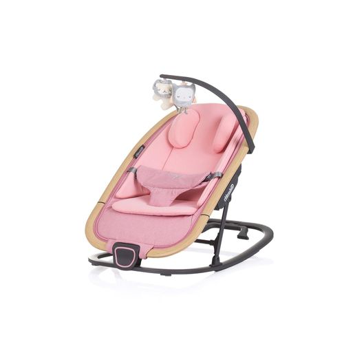 3800931063634 - Babywippe Senso Holzoptik Spielbogen Kopfstütze 3-Punkt-Gurt faltbar rosa 3800931063634 - Babywippe Senso Holzoptik Spielbogen Kopfstütze 3-Punkt-Gurt faltbar rosa