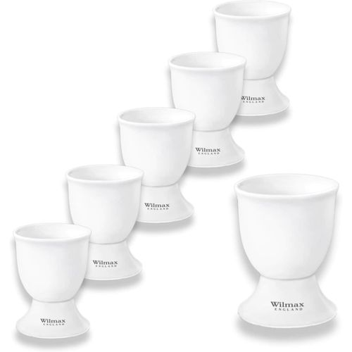 8682455438120 - Wilmax Eierbecher 6er-Set – Weiße Eierständer aus Porzellan Mikrowellengeeignet 8682455438120 - Wilmax Eierbecher 6er-Set – Weiße Eierständer aus Porzellan Mikrowellengeeignet
