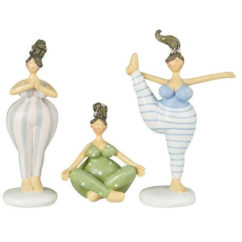 5709898357214 - 3 Damen Yoga-Position Dekor Figuren 10 x 45 x 165 cm hellblau 5709898357214 - 3 Damen Yoga-Position Dekor Figuren 10 x 45 x 165 cm hellblau
