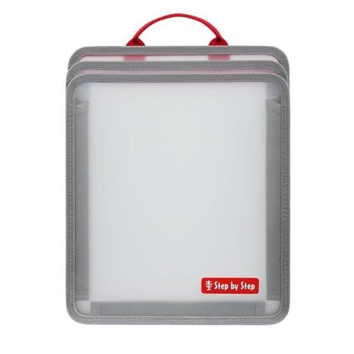 4047443427472 - Heftbox faltbar transparent weiß Modell 2 4047443427472 - Heftbox faltbar transparent weiß Modell 2