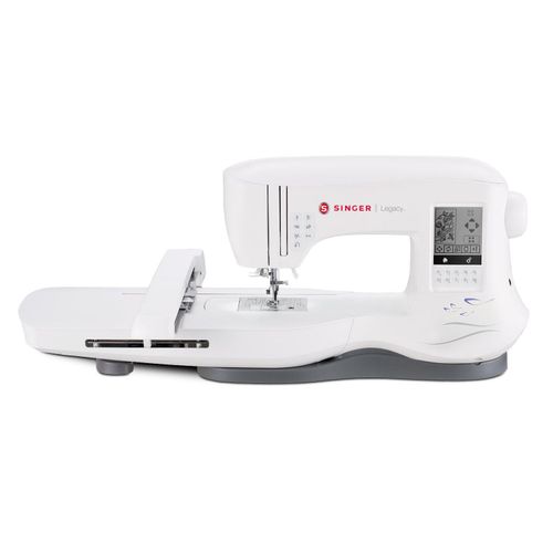 7393033095093 - SINGER Näh- und Stickmaschine Legacy SE300 Nähmaschinen Stickfläche 260 x 150 mm 250 Stiche grau (weiß grau) Stickmaschinen Nähmaschinen
