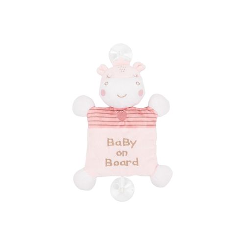 3801201013526 - Kikkaboo Baby Kuscheltier Baby on Board 2 Saugnäpfe 25 cm Quietschgeräusch rosa 3801201013526 - Kikkaboo Baby Kuscheltier Baby on Board 2 Saugnäpfe 25 cm Quietschgeräusch rosa