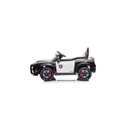 4260259878423 - ES-Toys Kinder Elektroauto Dodge Polizei Sirene Fernbedienung Polizeilichter MP3 schwarz 4260259878423 - ES-Toys Kinder Elektroauto Dodge Polizei Sirene Fernbedienung Polizeilichter MP3 schwarz