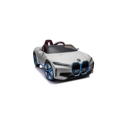 4260259878478 - ES-Toys Kinder Elektroauto BMW I4 MP3 Bluetooth EVA-Reifen Gurt bis 6 km h weiss 4260259878478 - ES-Toys Kinder Elektroauto BMW I4 MP3 Bluetooth EVA-Reifen Gurt bis 6 km h weiss
