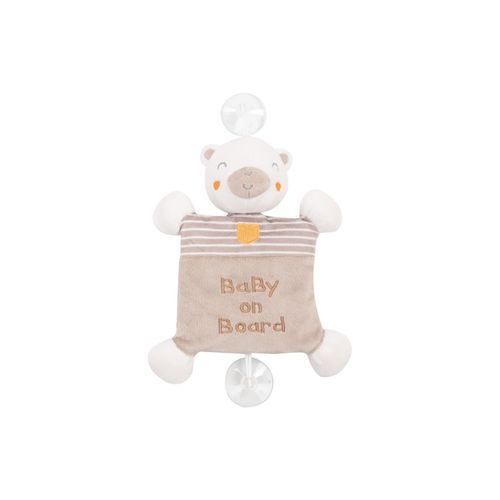 3801201013656 - Kikkaboo Baby Kuscheltier Baby on Board 2 Saugnäpfe 25 cm Quietschgeräusch beige 3801201013656 - Kikkaboo Baby Kuscheltier Baby on Board 2 Saugnäpfe 25 cm Quietschgeräusch beige