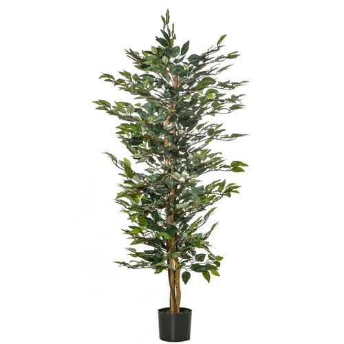 4251774930321 - Kunstpflanzen 150 cm künstlicher Ficus-Baum künstlicher Topf-Ficus-Baum künstliche Pflanze Zimmerpflanze dekorative Pflanze Büropflanze Plastiktopf für den Innen- und Außenbereich 4251774930321 - Kunstpflanzen 150 cm künstlicher Ficus-Baum künstlicher Topf-Ficus-Baum künstliche Pflanze Zimmerpflanze dekorative Pflanze Büropflanze Plastiktopf für den Innen- und Außenbereich