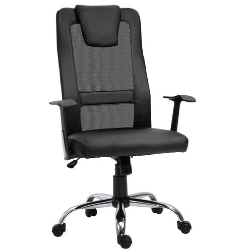 4250871264919 - Bürostuhl Drehstuhl höhenverstellbar Chefsessel Schreibtischstuhl ergonomisch pu schwarz 66 x 73 x 108-118 cm - Schwarz - Vinsetto 4250871264919 - Bürostuhl Drehstuhl höhenverstellbar Chefsessel Schreibtischstuhl ergonomisch pu schwarz 66 x 73 x 108-118 cm - Schwarz - Vinsetto