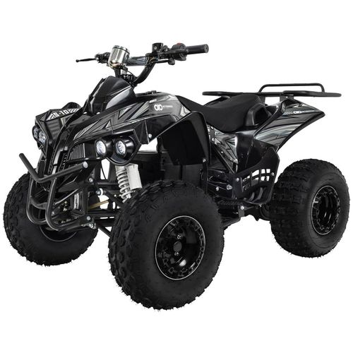 4056551236852 - Elektro-Kinderquad S-10 Pocket-Quad mit 1000 Watt Federung Scheiben- Trommelbremsen bis 20 km h (sw rot)