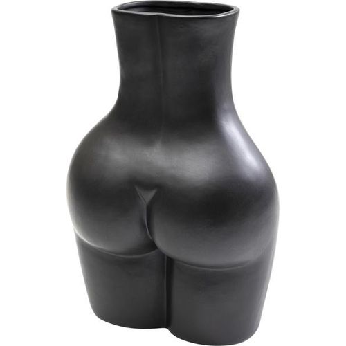 4025621549826 - Tischvase DESIGN Vase Donna schwarz B27cm H40cm T16cm Keramik Dolomit Vasen 4025621549826 - Tischvase DESIGN Vase Donna schwarz B27cm H40cm T16cm Keramik Dolomit Vasen