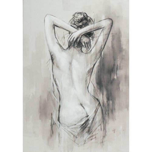 4050743056983 - Gemälde AKT EINER SCHÖNEN FRAU (LB 70x100 cm)