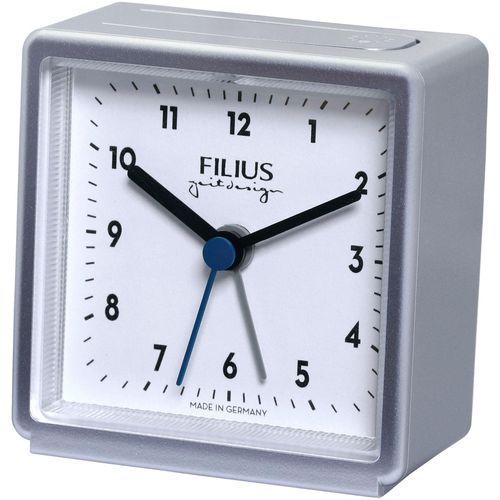 4045346111344 - Quarzwecker FILIUS ZEITDESIGN silber (silberfarben) Wecker Made in Germany