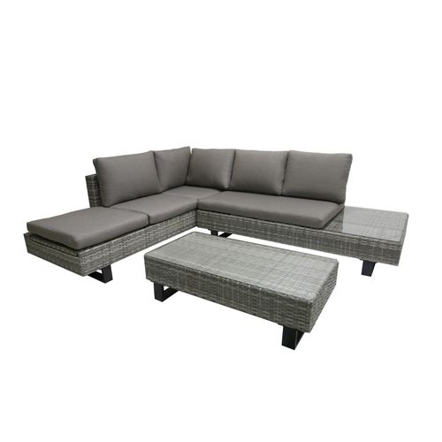 4059865397394 - Luxus Lounge Eckgruppe 3-tlg Garten Sitzgruppe Rattan Optik Gartenmöbel Sofa 4059865397394 - Luxus Lounge Eckgruppe 3-tlg Garten Sitzgruppe Rattan Optik Gartenmöbel Sofa