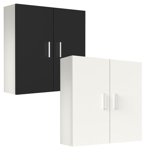 4051814440175 - Holz Wandschrank Badschrank Maße H 60 x B 60 x T 18 cm 2 Türen 2 Fächer - Zalo 4051814440175 - Holz Wandschrank Badschrank Maße H 60 x B 60 x T 18 cm 2 Türen 2 Fächer - Zalo