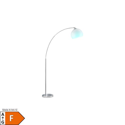 4017807651768 - RGB LED Stehleuchte Chrom beweglich grau antik H 180 cm