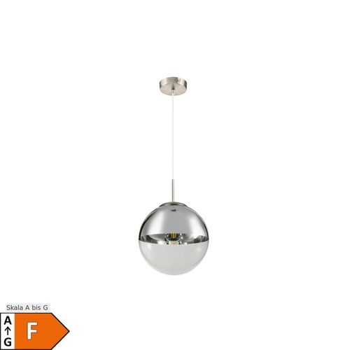 9007371577781 - LED Hängelampe Glaskugel chrom klar 25 cm 9007371577781 - LED Hängelampe Glaskugel chrom klar 25 cm