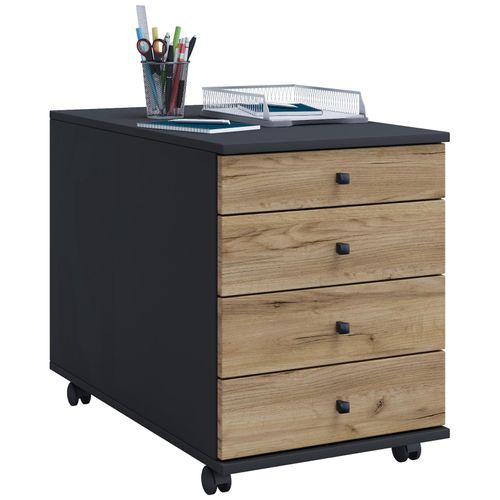 4051814430688 - Rollcontainer Beistellcontainer mit Schubladen Maße ca H 57 x B 42 x T 75 cm Bürocontainer – Lona