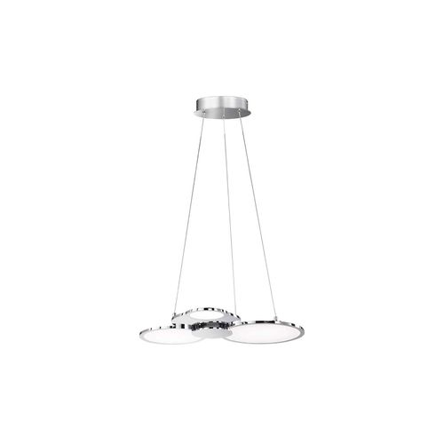4003474358987 - Wofi - Hängelampe led Pendelleuchte Dimmer Wohnzimmer Hängeleuchte Chrom alu 1x led 32 Watt 2600 Lumen warmweiß l 58 cm 4003474358987 - Wofi - Hängelampe led Pendelleuchte Dimmer Wohnzimmer Hängeleuchte Chrom alu 1x led 32 Watt 2600 Lumen warmweiß l 58 cm