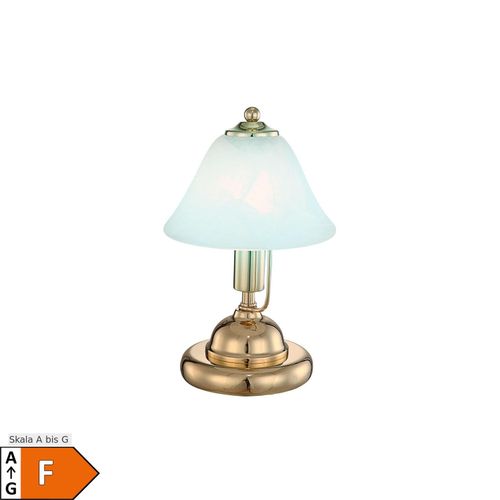 9007371536610 - RGB LED Messing Tischlampe Touchschalter H 27 cm ANTIQUE