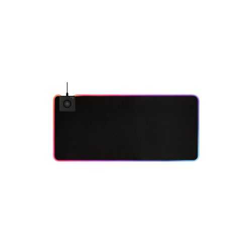 7333048042453 - DELTACO GAMING RGB Mauspad (Schnelles kabelloses Laden Extra breit mit kabelloser Aufladung Leicht zu reinigen)