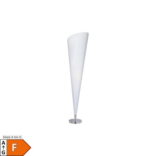 9007371537198 - LED Stehleuchte aus mattem Nickel und Kunststoff Schirm 9007371537198 - LED Stehleuchte aus mattem Nickel und Kunststoff Schirm