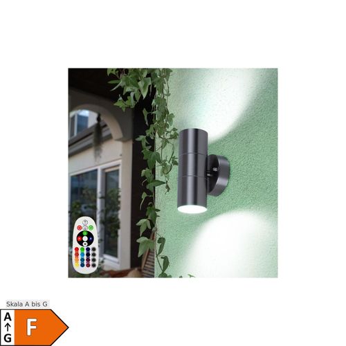 3800170238305 - RGB LED Wandleuchte für den Außenbereich mit Fernbedienung 3800170238305 - RGB LED Wandleuchte für den Außenbereich mit Fernbedienung