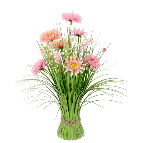 4019844784812 - Kunstgras IGEA Grasbund mit Dahlien rosa B20cm H40cm L20cm Polyester Kunstpflanzen Mit Blüten Margeriten Deko Grasbusch Kunstgras Künstliche Pflanze 4019844784812 - Kunstgras IGEA Grasbund mit Dahlien rosa B20cm H40cm L20cm Polyester Kunstpflanzen Mit Blüten Margeriten Deko Grasbusch Kunstgras Künstliche Pflanze