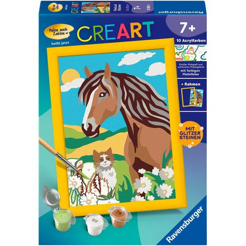 4005556258864 - Malen nach Zahlen RAVENSBURGER CreArt Pferd und Kätzchen bunt Malvorlagen KinderB13cm H18cm Made in Europe B13cm H18cm 4005556258864 - Malen nach Zahlen RAVENSBURGER CreArt Pferd und Kätzchen bunt Malvorlagen KinderB13cm H18cm Made in Europe B13cm H18cm