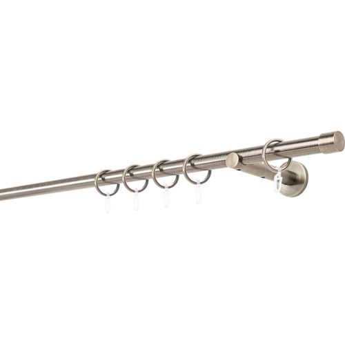 4066866112567 - Gardinenstange MYDECO 20mm Cap Wandträger 12 cm Gardinenstangen Gr L 260 cm 1 läufig braun (bronzefarben) Gardinenstangen Wandmontage 4066866112567 - Gardinenstange MYDECO 20mm Cap Wandträger 12 cm Gardinenstangen Gr L 260 cm 1 läufig braun (bronzefarben) Gardinenstangen Wandmontage