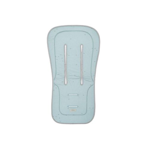 3800171211130 - Kikkaboo Kinderwagen-Einlage Anti-Schweiß Baumwolloberfläche Sitzauflage tuerkis