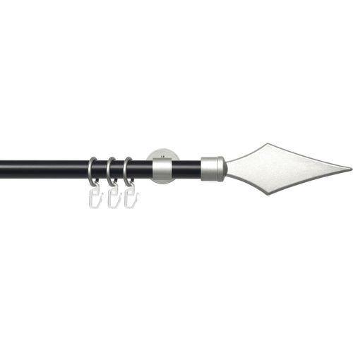4016318380532 - Gardinenstange Hektor Gardinenstangen Gr L 120 cm Ø 20 mm 1 läufig silberfarben (schwarz silber) Gardinenstangen Wandmontage 4016318380532 - Gardinenstange Hektor Gardinenstangen Gr L 120 cm Ø 20 mm 1 läufig silberfarben (schwarz silber) Gardinenstangen Wandmontage