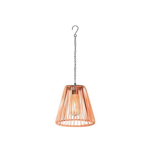 4052304262949 - Solar LED Hängeleuchte Orange Ø 18 x H 185 cm Garten Lampe wetterfest