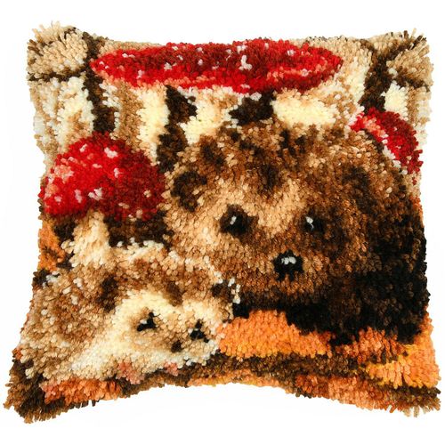 5413480656424 - Knüpfkissen Igelmama & Kind 5413480656424 - Knüpfkissen Igelmama & Kind
