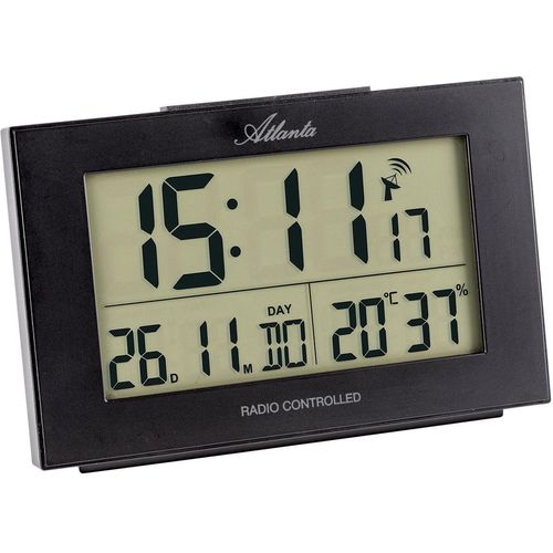 4026934188979 - Funkwecker ATLANTA 1889 7 Wecker schwarz 4026934188979 - Funkwecker ATLANTA 1889 7 Wecker schwarz