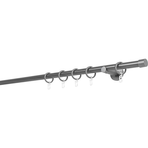 4066866102995 - Gardinenstange MYDECO 20mm Cap Wandträger 65 cm Gardinenstangen Gr L 300 cm 1 läufig grau (anthrazit) Gardinenstangen Wandmontage 4066866102995 - Gardinenstange MYDECO 20mm Cap Wandträger 65 cm Gardinenstangen Gr L 300 cm 1 läufig grau (anthrazit) Gardinenstangen Wandmontage