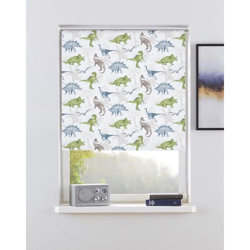 4068223559725 - Rollo LÜTTENHÜTT DINO Gr 1 grau (blau grün grau) B40cm H150cm Polyester Rollos Fixmaß Klemmfix DINO Kinderrollo -NEUHEIT 4068223559725 - Rollo LÜTTENHÜTT DINO Gr 1 grau (blau grün grau) B40cm H150cm Polyester Rollos Fixmaß Klemmfix DINO Kinderrollo -NEUHEIT