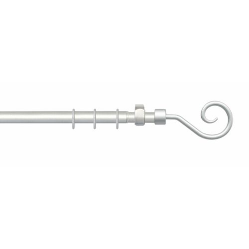 4016318032370 - Gardinenstange Mykene Gardinenstangen Gr L 130 cm - 240 cm Ø 20 mm 1 läufig silberfarben (mattsilberfarben) Gardinenstangen Wandmontage 4016318032370 - Gardinenstange Mykene Gardinenstangen Gr L 130 cm - 240 cm Ø 20 mm 1 läufig silberfarben (mattsilberfarben) Gardinenstangen Wandmontage