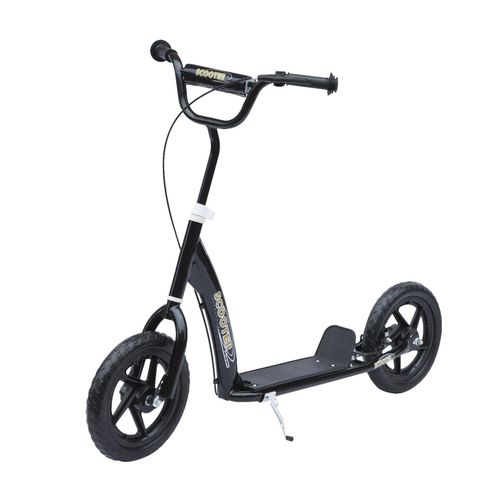 4251774914642 - Kinderroller Anti-Rutsch Trittfläche Metallfahrradständer zum Parken 120 x 52 x 80-88 cm (LxBxH) Tretroller Cityroller Kinderroller Stadtroller