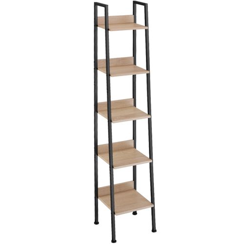 4061173242822 - tectake® Leiterregal Industrial Style mit 4 offenen Fächern mit verstellbarem Einlegeboden inklusive Kippschutz 355 x 315 x 1705 cm 4061173242822 - tectake® Leiterregal Industrial Style mit 4 offenen Fächern mit verstellbarem Einlegeboden inklusive Kippschutz 355 x 315 x 1705 cm