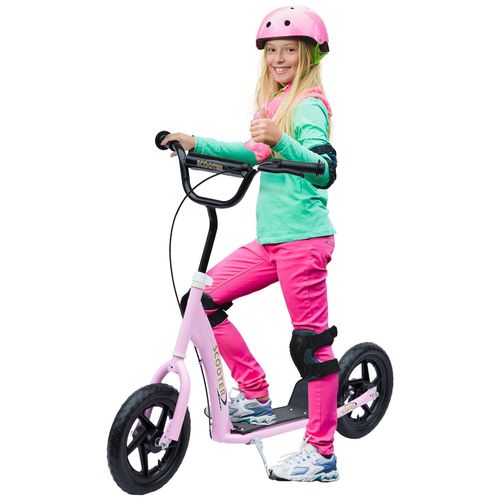 4251774914710 - Kinderroller Anti-Rutsch Trittfläche Metallfahrradständer zum Parken 120 x 52 x 80-88 cm (LxBxH) Tretroller Cityroller Kinderroller Stadtroller