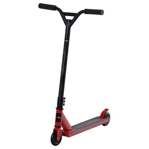 4250871283880 - Pro Stunt Scooter Tretroller Freestyle Tricks mit 100mm PU-Rädern für Kinder und Erwachsene Alu Rot 4250871283880 - Pro Stunt Scooter Tretroller Freestyle Tricks mit 100mm PU-Rädern für Kinder und Erwachsene Alu Rot