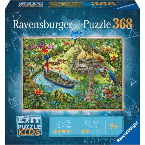4005556129249 - EXIT Puzzle Kids - 12924 Die Dschungelexpedition - 368 Teile Puzzle für Kinder ab 9 Jahren Kinderpuzzle