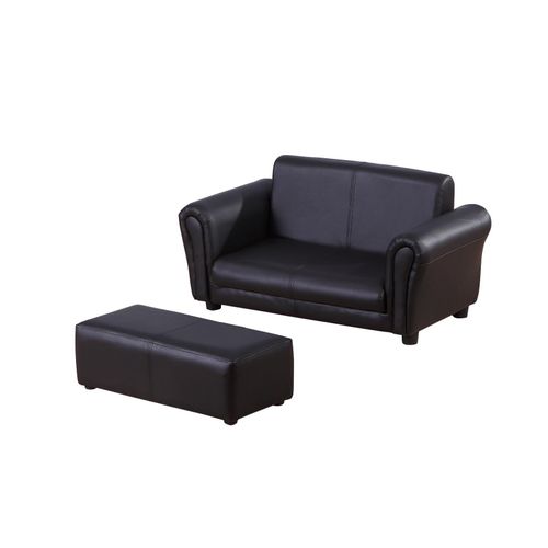 4250871256891 - Kindersofa mit Hocker 83 x 42 x 41 cm (LxBxH) Kindersessel Kinder Sofa Sessel Kinder Softsofa