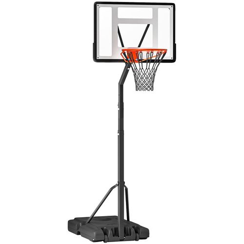 4251774975780 - Basketballkorb mit 2 Rädern schwarz 86 x 153 x 250-350 cm (BxTxH) Basketball Basketballkorb Basketballständer 4251774975780 - Basketballkorb mit 2 Rädern schwarz 86 x 153 x 250-350 cm (BxTxH) Basketball Basketballkorb Basketballständer