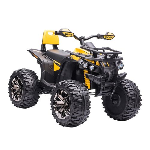4251774928373 - Elekto-Quad mit MP3-Musikplayer gelb 100L x 65B x 73H cm Fahrzeug Elektronisch Musikplayer Quad Spielzeug wiederaufladbar 4251774928373 - Elekto-Quad mit MP3-Musikplayer gelb 100L x 65B x 73H cm Fahrzeug Elektronisch Musikplayer Quad Spielzeug wiederaufladbar