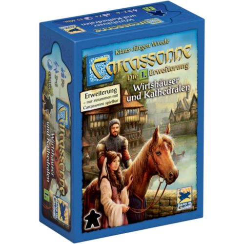 4015566018266 - Carcassonne - Wirtshäuser und Kathedralen (Erweiterung) Brettspiel 4015566018266 asmodee