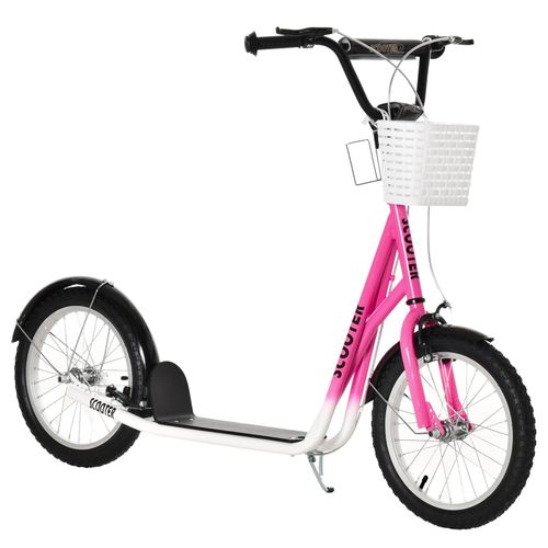 4251774920827 - Kinderroller mit Vorderkorb 139L x 58B x 96H cm Roller Tretroller Kinderfahrzeug Scooter Höhenverstellbar Korb 4251774920827 - Kinderroller mit Vorderkorb 139L x 58B x 96H cm Roller Tretroller Kinderfahrzeug Scooter Höhenverstellbar Korb